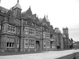 The south front, Bearwood Mansion