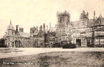 Bearwood Mansion from an old postcard, courtesy of Tony Harden