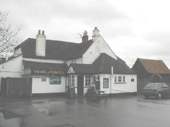 The cellar to the left, the rear entrance, and the toilet block to the right 