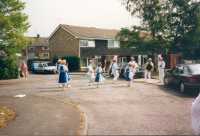 Morris Dancing in Whitewell Close