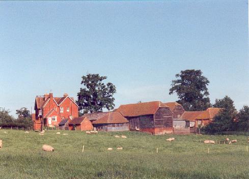Newland Farm, as seen from Coles Lane