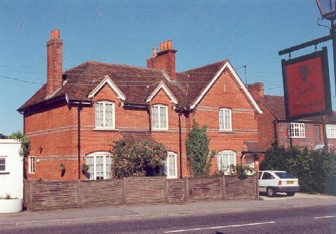 Cottages on Eversley Road, adjacent to the Swan P.H.