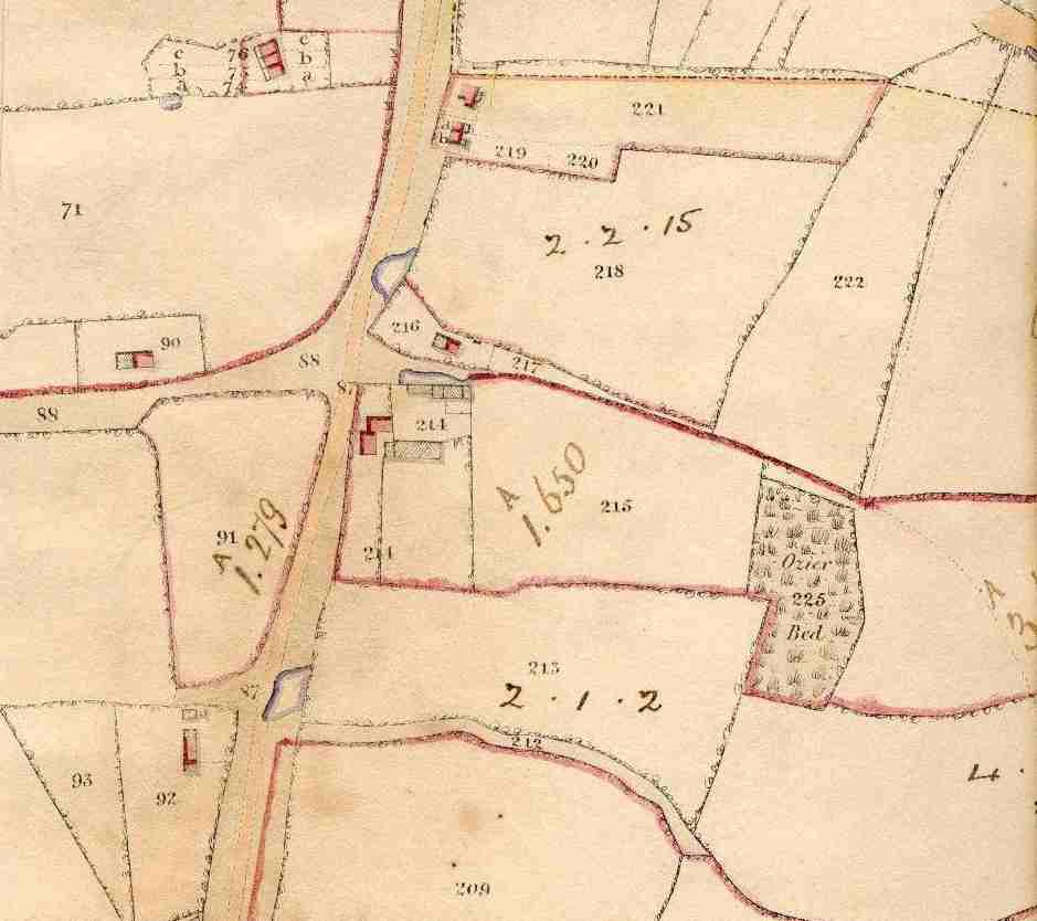 Arborfield Local History Society Tithe Apportionment Map 1839 Pudding