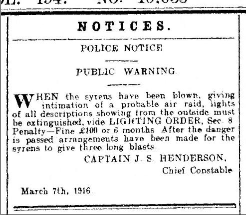 The Notice, published the day after the threatened raid