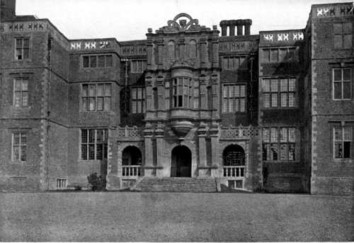 The facade of Bramshill House, from Jeans, G. E. (Ed.): Memorials of Hampshire. (1906)