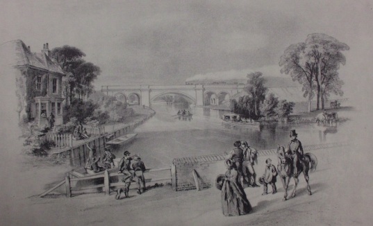 The Railway Bridge at Winnersh 1849