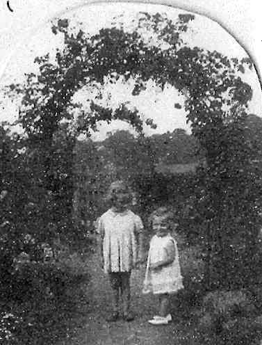 In the front garden, 1941